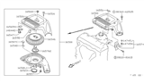 Diagram for 1989 Nissan Pulsar NX Air Filter Box - 16563-77A10