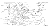 Diagram for 1988 Nissan Sentra EGR Valve - 17330-D0100