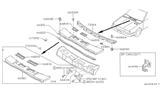 Diagram for 1988 Nissan Sentra Weather Strip - 66832-50A00