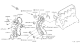 Diagram for 1988 Nissan Sentra Crankshaft Seal - 13510-77A05