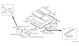 Diagram for 1990 Nissan Sentra Sun Visor - 96401-Q5260