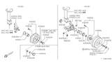 Diagram for Nissan Sentra Wheel Stud - 43222-06R01