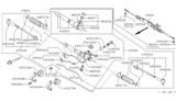 Diagram for 1988 Nissan Sentra Rack and Pinion Boot - 48203-Q5200