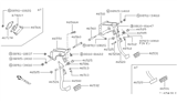 Diagram for 1989 Nissan Sentra Brake Pedal - 46520-61A01