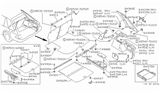 Diagram for 1988 Nissan Sentra Cup Holder - 84996-55A10