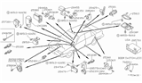 Diagram for Nissan Sentra Turn Signal Flasher - 25730-69A01