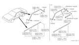 Diagram for 1987 Nissan Sentra Door Moldings - 82872-50A01