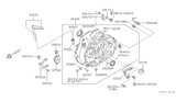 Diagram for Nissan Sentra Bellhousing - 30400-70A00