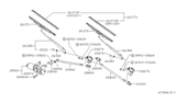 Diagram for 1989 Nissan Sentra Wiper Arm - 28825-60A00