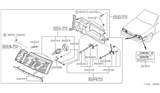 Diagram for Nissan Stanza Headlight Cover - 26031-D3400