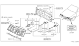 Diagram for 1989 Nissan Sentra Headlight - 26025-65A00