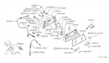 Diagram for 1987 Nissan Sentra Speedometer Cable - 25050-72A02