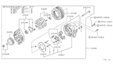 Diagram for 1987 Nissan Sentra Alternator Brush - 23133-58S00