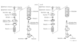 Diagram for 1990 Nissan Sentra Shock Absorber - 55302-50A26