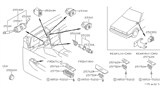 Diagram for Nissan Sentra Hazard Warning Switch - 25290-60A00