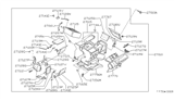Diagram for 1987 Nissan Sentra Heater Core - 27140-60A10