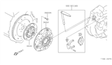 Diagram for 1989 Nissan Sentra Clutch Disc - 30100-70A11