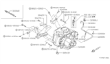Diagram for Nissan Sentra Transmission Assembly - 32010-73A08