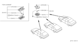 Diagram for 1990 Nissan Sentra Dome Light - 26410-50A01