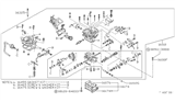 Diagram for 1988 Nissan Sentra Carburetor - 16010-61A00