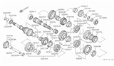 Diagram for 1989 Nissan Sentra Mainshaft Washer - 32350-D0100