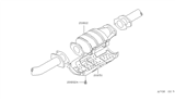 Diagram for 1987 Nissan Sentra Catalytic Converter - 20802-02Y26