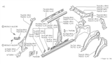 Diagram for 1989 Nissan Sentra Dash Panels - 67612-60A30