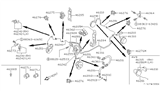 Diagram for 1990 Nissan Pulsar NX Brake Line - 46210-60A00