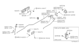 Diagram for 1987 Nissan Sentra Door Handle - 80670-50A00