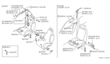 Diagram for 1990 Nissan Sentra Seat Belt - 86895-94A02