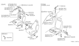 Diagram for 1989 Nissan Sentra Seat Belt - 86863-94A20