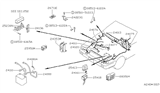 Diagram for 1987 Nissan Sentra Battery Cable - 24110-51A00