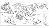 Diagram for 2012 Nissan Juke Cabin Air Filter - B7891-1FC0A