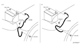 Diagram for Nissan Cube Battery Cable - 24080-1FD0A