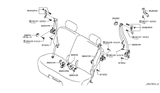 Diagram for 2013 Nissan Cube Seat Belt - 88854-1FC1C