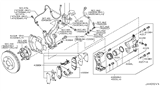 Diagram for 2010 Nissan Cube Brake Pad Set - D1060-1FC0A