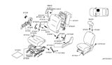 Diagram for 2009 Nissan Cube Seat Cover - H7320-1A83B