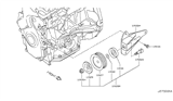 Diagram for 2014 Nissan Rogue A/C Idler Pulley - 11927-EA000