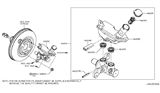 Diagram for 2010 Nissan Cube Brake Master Cylinder - D6010-1FE2C