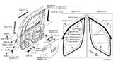 Diagram for 2009 Nissan Cube Weather Strip - 80830-1FA0A