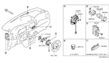 Diagram for 2012 Nissan Cube Body Control Module - 284B1-1FS4A