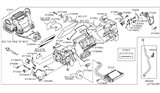 Diagram for 2012 Nissan Juke Cabin Air Filter - 27891-1FC0A