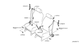 Diagram for 2014 Nissan Cube Seat Belt - 86842-1FC0C