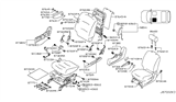 Diagram for 2010 Nissan Cube Seat Cushion - 87361-1FH0A