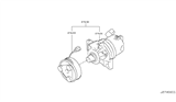 Diagram for 2009 Nissan Versa A/C Clutch - 92660-CJ60B