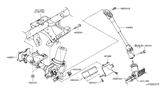 Diagram for 2012 Nissan Cube Intermediate Shaft - 48080-1FC0C