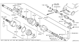 Diagram for Nissan Cube CV Boot - C9741-EW60B