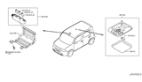 Diagram for Nissan NV Dome Light - 26430-BC00B