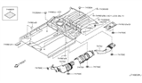 Diagram for 2012 Nissan Cube Exhaust Heat Shield - 74758-1FA0A