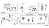 Diagram for Nissan Juke Car Key - H0564-1FA0B